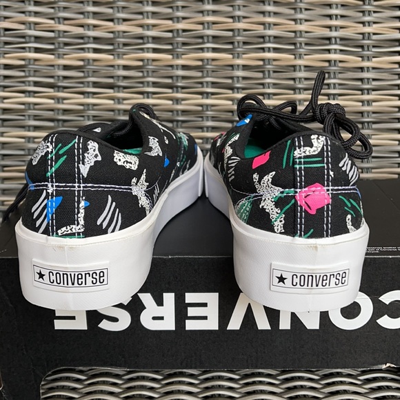 Converse Skid Grip CVO OX Archive Print - Black/Court Green/White MEN`S - Picture 14 of 16